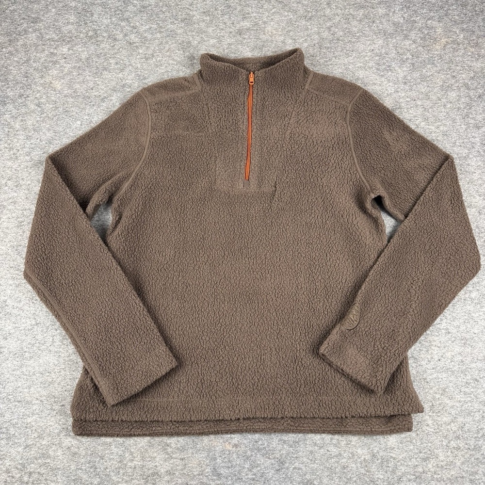 stio Rawlins Shearling Fleece Half 1/2 Zip Pullover Sweater Womens Medium M